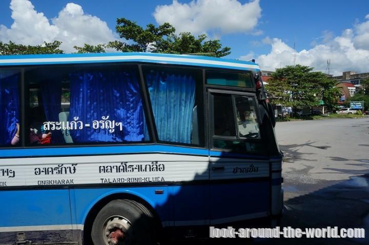 バンコク北バスターミナル モーチット アランヤプラテート ロンクルア市場のバス乗車記 16年11月タイ旅行記 8 キセキをキロク