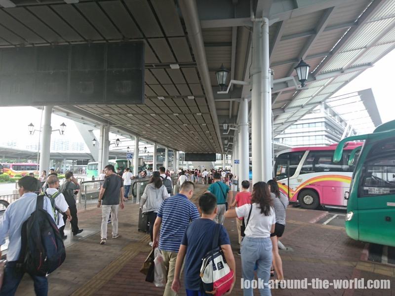 香港国際空港で広州行きバスで国境を超える方法