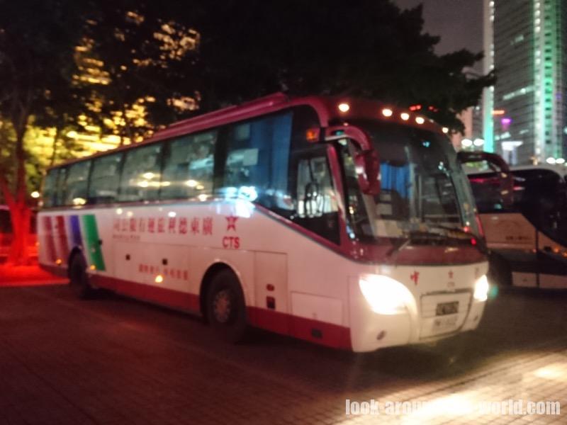 香港国際空港から広州行きのバスの終点は広州花園酒店(淘金駅のそば)