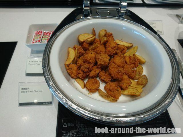 羽田空港国際線ターミナルのANAラウンジの食事