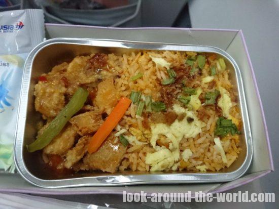 マレーシア航空 MH796　クアラルンプール～バンコク　機内食